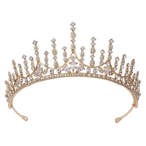 Crystal Bridal Tiara Crown Bride Headband Prom Hair Ornaments
