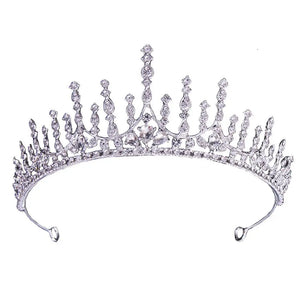 Crystal Bridal Tiara Crown Bride Headband Prom Hair Ornaments