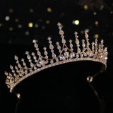 Crystal Bridal Tiara Crown Bride Headband Prom Hair Ornaments