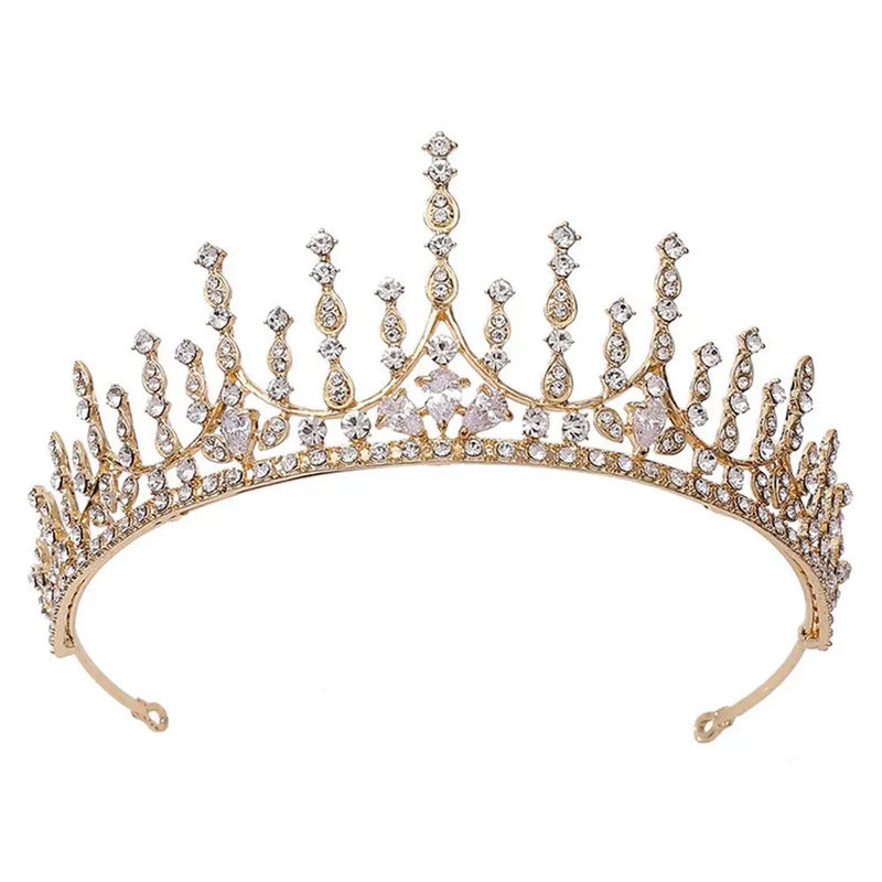 Crystal Bridal Tiara Crown Bride Headband Prom Hair Ornaments