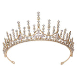 Crystal Bridal Tiara Crown Bride Headband Prom Hair Ornaments