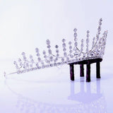 Crystal Bridal Tiara Crown Bride Headband Prom Hair Ornaments
