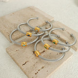 Adjustable Cuff Bangle with Cubic Zircon Stones