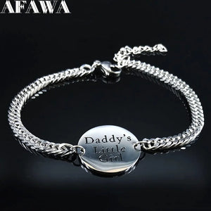 Stainless Steel Chain Bracelet Men Silver Bangles Jewelry B2035-2S01
