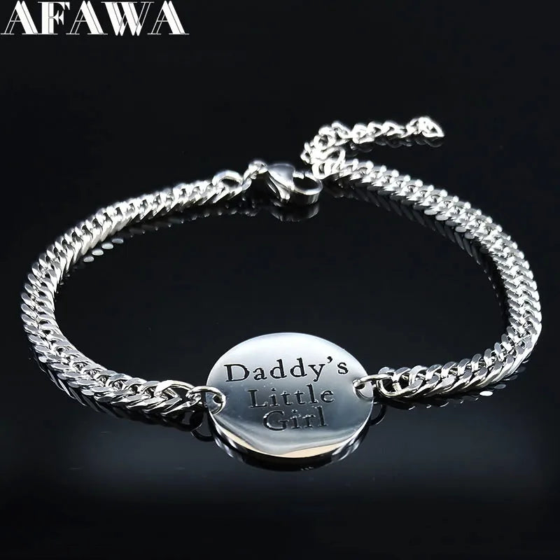 Stainless Steel Chain Bracelet Men Silver Bangles Jewelry B2035-2S01