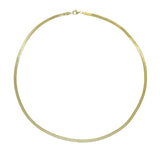 925 Silver Charm Snake Bone Chain Necklace for Women