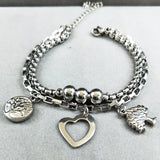 Tree of Life Stainless Steel Bracelet for Women