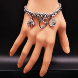 Tree of Life Stainless Steel Bracelet for Women