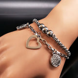 Tree of Life Stainless Steel Bracelet for Women