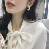 Pearl Earrings Women Jewelry Couples Gift