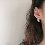 Pearl Earrings Women Jewelry Couples Gift