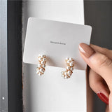 Pearl Earrings Women Jewelry Couples Gift
