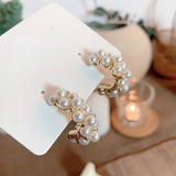 Pearl Earrings Women Jewelry Couples Gift
