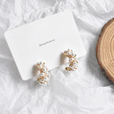 Pearl Earrings Women Jewelry Couples Gift