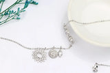 European Hot Sunflower Necklace Female Jewelry Crystal from Austrian