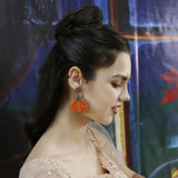Retro Pumpkin Earrings Halloween Bohemian High-Quality Jewelry