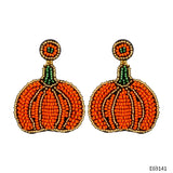 Retro Pumpkin Earrings Halloween Bohemian High-Quality Jewelry
