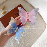 Acetic Acid Diamond Butterfly Hairpin Hair Accessories for Women