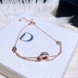 Shining Jewelry Feminine Charm Bracelet Christmas Gift