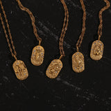 Zircon Zodiac Sign Bright Necklace Woman Neck Jewelry