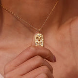 Zircon Zodiac Sign Bright Necklace Woman Neck Jewelry