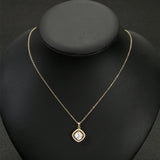 CZ Chain Necklace Vintage Bride Wedding Long Chain Necklace