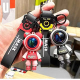 Lightning Bear Key Chain Astronauts Silicone Doll Pendant