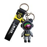 Lightning Bear Key Chain Astronauts Silicone Doll Pendant