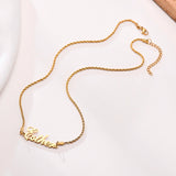 Twist Rope Chain Name Necklace