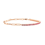 CZ Tennis Bracelet Women Chain Charm Jewelry Gift