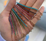 CZ Tennis Bracelet Women Chain Charm Jewelry Gift