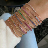 CZ Tennis Bracelet Women Chain Charm Jewelry Gift