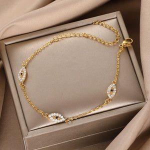 Evil Eye Bracelet For Women Zircon Bracelet Jewelry