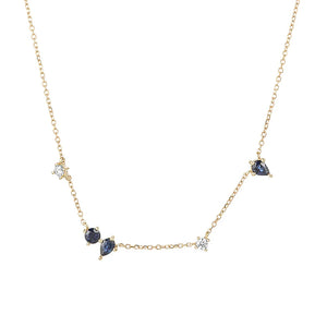 925 Silver Necklace Set with Zirconia Pendant