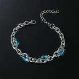 Titanium Steel Necklace Bracelet Men's and Women's Punk Personality Jewelry