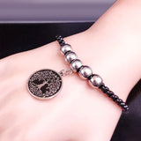 Tree of Life Charm Bracelet Stainless Steel Women Jewelry