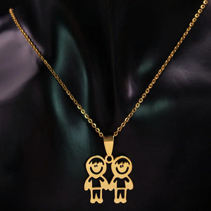 Stainless Steel Chain Necklace for Boys, Girls, Women