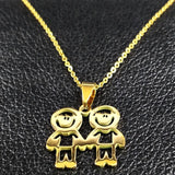 Stainless Steel Chain Necklace for Boys, Girls, Women