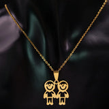 Stainless Steel Chain Necklace for Boys, Girls, Women