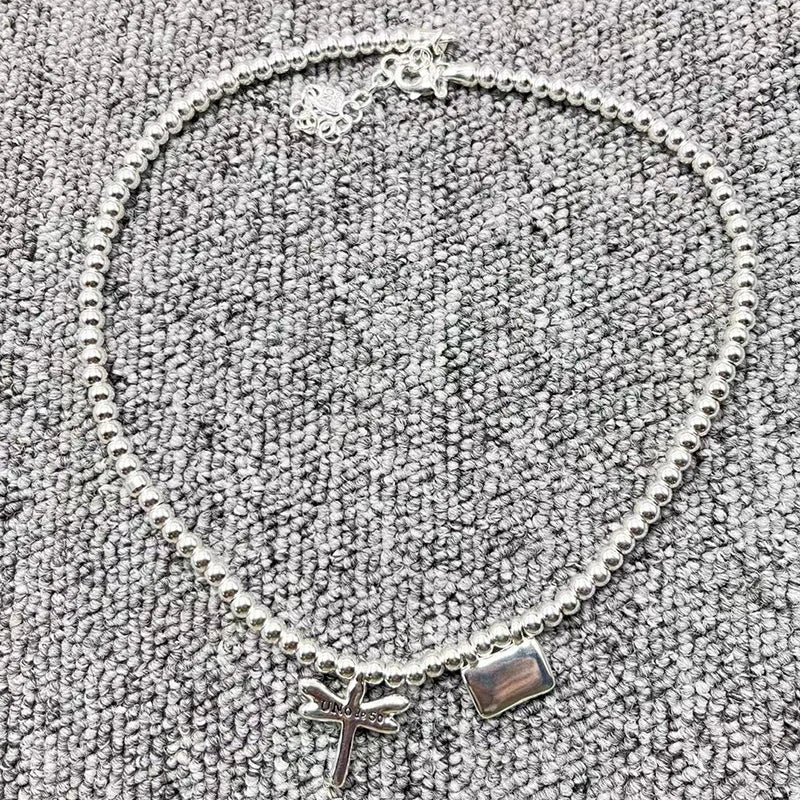 UNOde50 Electroplated 925 Colored Gemstones and Dragonfly Necklace