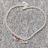 UNOde50 Red Gem & Dragonfly Necklace - Women's Romantic Gift