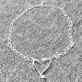 UNOde50 Electroplated 925 Irregular Heart Necklace Holiday Gift
