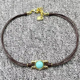 UNOde50 Electroplating 925 Cord Button Romantic Holiday Necklace