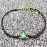 UNOde50 Electroplating 925 Cord Button Romantic Holiday Necklace
