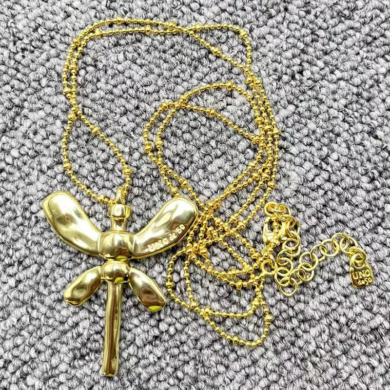 UNOde50 925 Electroplated Dragonfly Necklace Romantic Gift