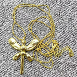 UNOde50 925 Electroplated Dragonfly Necklace Romantic Gift