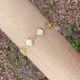 Round Shape Tailed Chain Bracelet Women Jewelry Gift