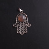 12Pcs Natural Stone Pendant Red Agate Crystal Yoga Healing Reiki Jewelry