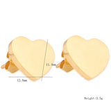 Heart Shaped Jewelry Crystal Earrings for Women - Sweet Wedding Gift