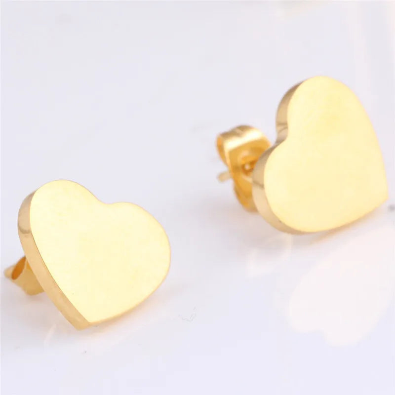 Heart Shaped Jewelry Crystal Earrings for Women - Sweet Wedding Gift